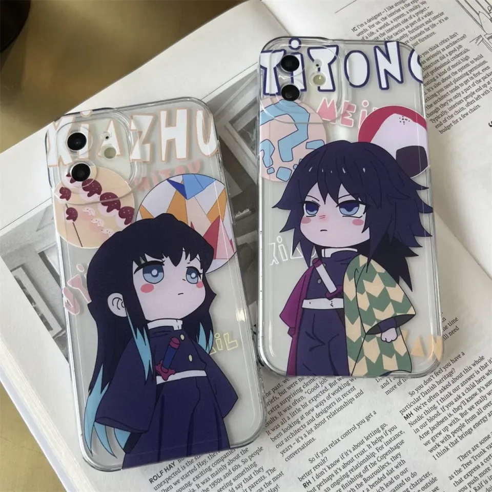 Cartoon Anime Angel Eyes Demon Slayer Tokitou Muichirou Tomioka Giyuu  Shockproof Clear Case For Infinix Note 10 11 12 VIP G96 12i 30 30i Pro 4G  Smart 4 5 6 7 Plus Pova 2 3 4 Pro Zero 20 5G Cover